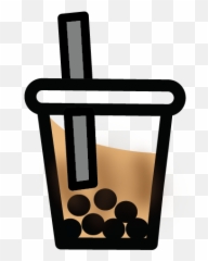 Brown Sugar Milk Tea - Brown Sugar Milk Tea Clipart Emoji,Bubble Tea Emoji