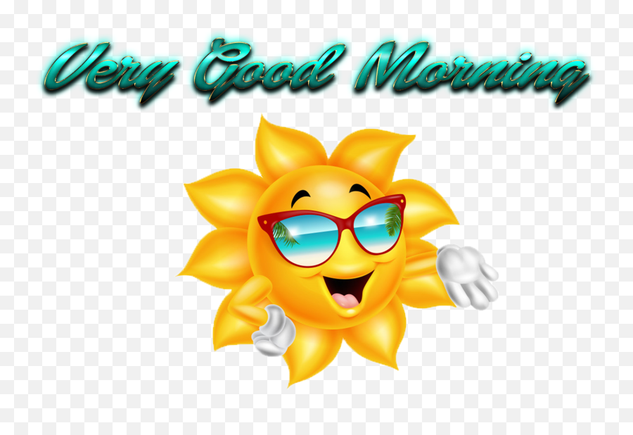 Good Morning Png - Sole Cartone Animato Emoji,Good Morning Emoticon