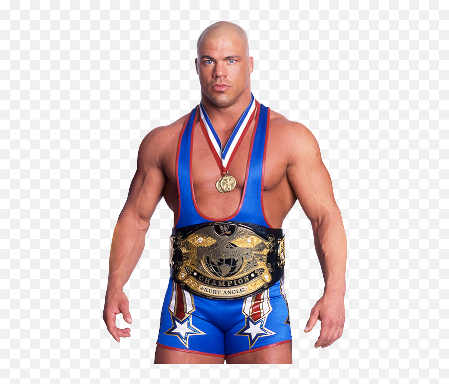 2015 - Kurt Angle Wwe Champion Emoji,Wwe Rusev Emotion