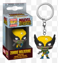 Funko Pop Keychain Marvel Zombies Gambit Jewelry Toys - Pop Keychain Marvel Zombs Wolverine Emoji,Playing Banjo Small Emoticon
