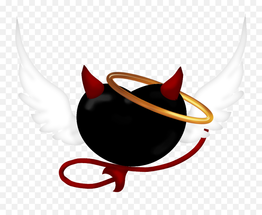 Pin Emoji,Angel Devil Emoji