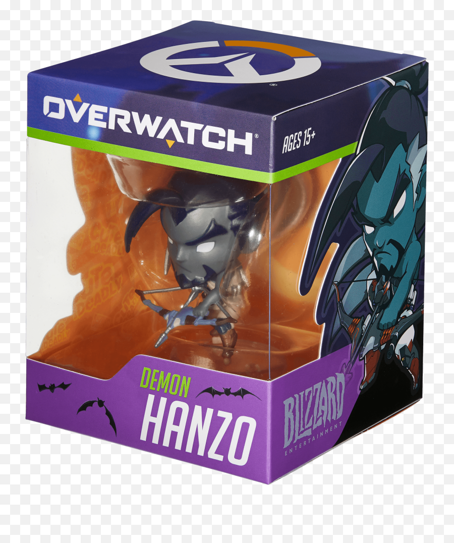 Overwatch Demon Hanzo Cute But Deadly Figure Gamestop - Cute But Deadly Overwatch Hanzo Emoji,Winston Overwatch Emoticon