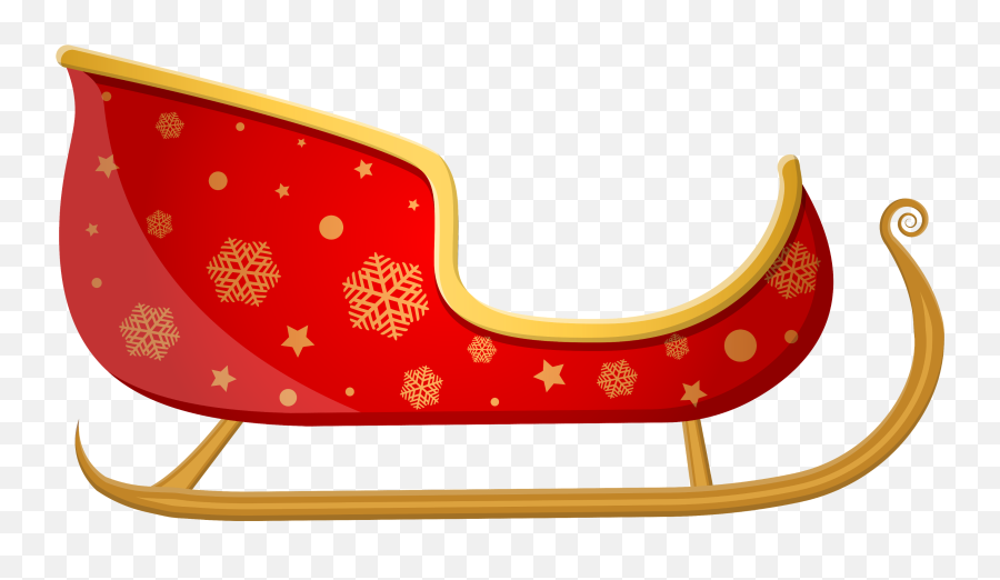 Sleigh Christmas Santa Winter Sled - Santa Sleigh Png Emoji,Sleigh Emoji