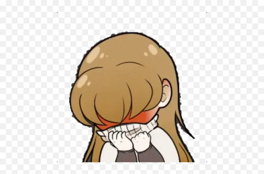 Mystic Messenger Stickers By Haru - Sticker Maker For Whatsapp Emoji,Mystic Messenger Sad Emoticons