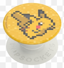 Pixel Pikachu Popgrip - Pixel Art Panda 10 Bij 10 Emoji,Digimon Emoticons Meaning Flies