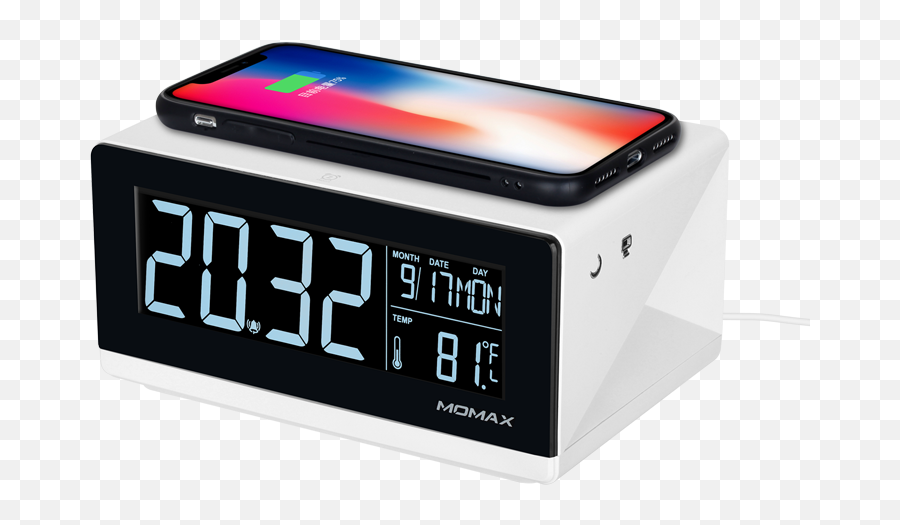 Electronic Alarm Clock Radio - Best Price In Singapore Q Clock Digital Clock With Wireless Charger Emoji,Emoji Digital Alarm Clock Radio