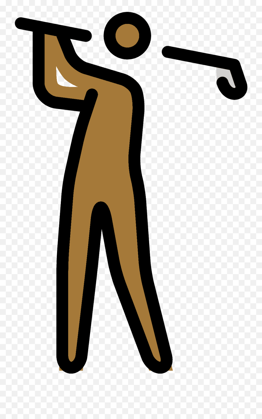 Person Golfing Emoji Clipart Free Download Transparent Png,Skin Teeth Emoji