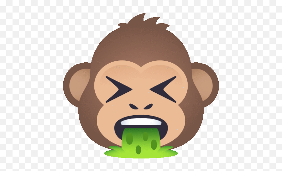 Vomiting Monkey Joypixels Gif - Vomitingmonkey Monkey Joypixels Discover U0026 Share Gifs Happy Emoji,Vomiting Emoji Gif