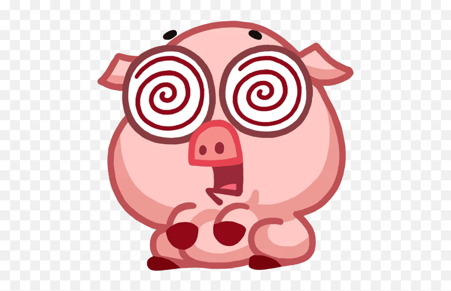 Pet Pigs Vinki Stickers - Live Wa Stickers Emoji,Cute Pictures Of Cartoon Emotions Of Pigs