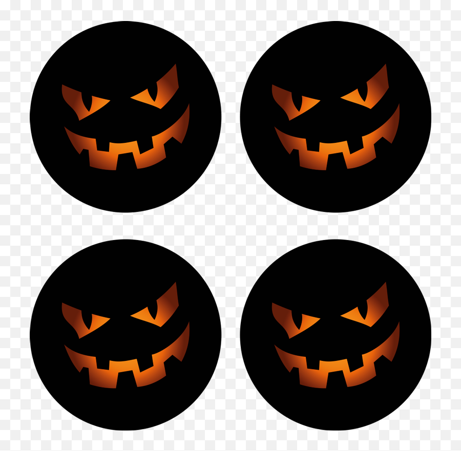 Scaring Halloween Drink Coaster - Tenstickers Emoji,Horror Emoji Set