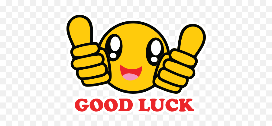 Good Luck By Marcossoft - Sticker Maker For Whatsapp Emoji,Large Fb Thumb Up Emoji