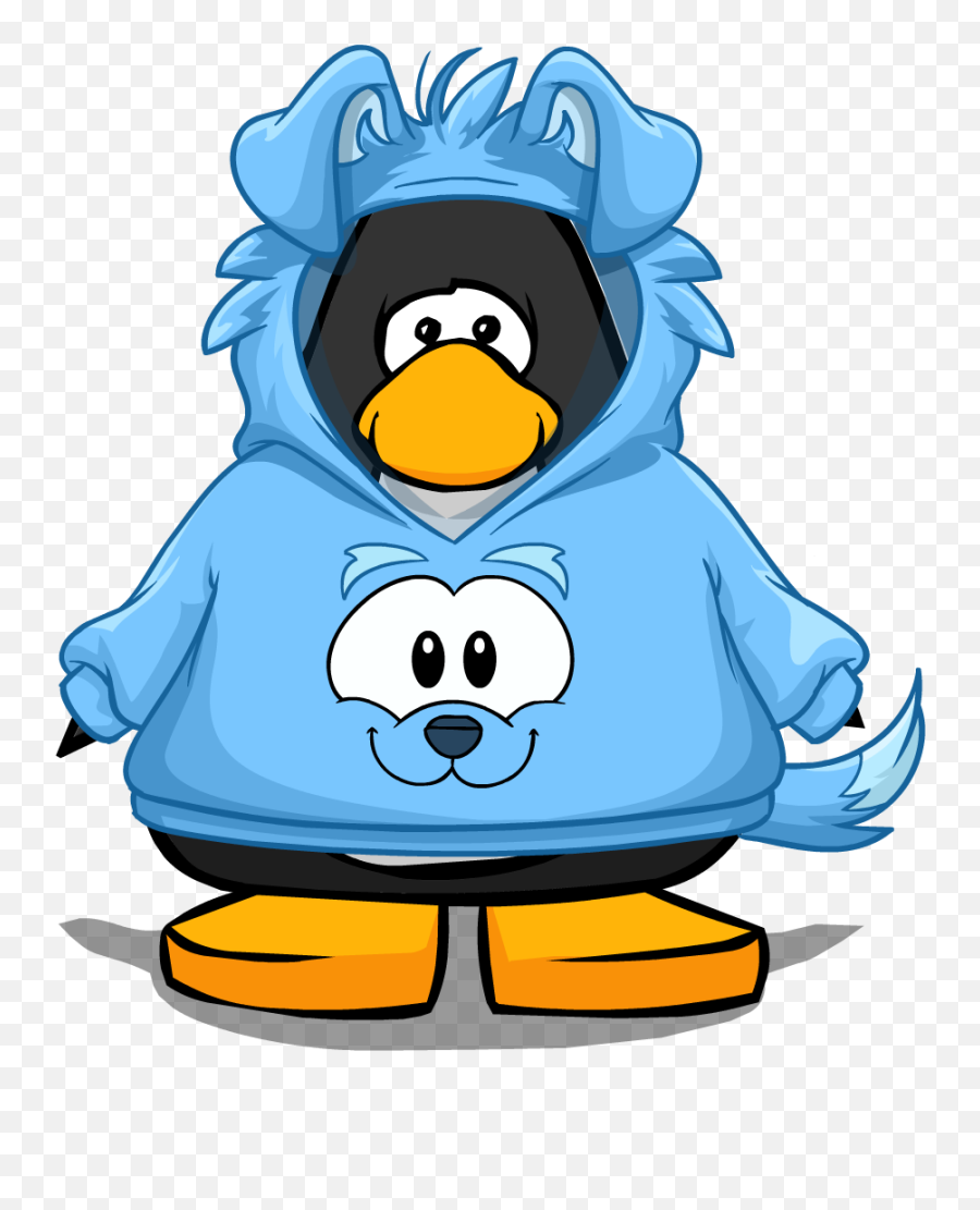 Blue Border Collie Hoodie Club Penguin Wiki Fandom - Club Penguin Lighthouse Shirt Emoji,Border Collie Emoji