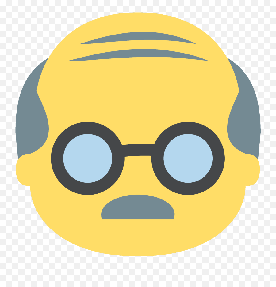 Older Man - Emoji Grandma And Grandpa,Grandma Emoji