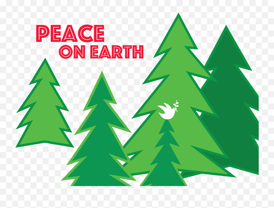 Download Peace On Earth - Hero Arts Wooden Mounted Rubber Boreal Conifer Emoji,Wooden Emoji