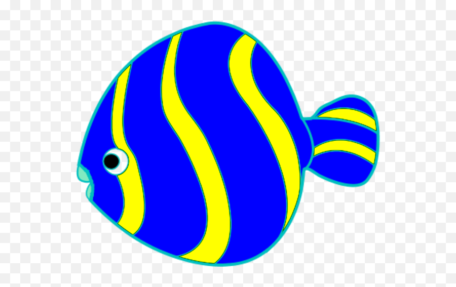 Fish Clipart Colorful Fish - Clip Art Full Size Png Colorful Tropical Fish Fish Clipart Emoji,Blue Fish Emoji