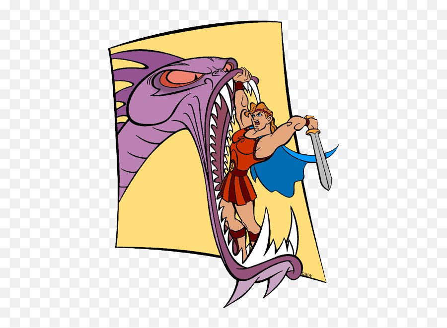 Herculesandmegara Hercules Love Sticker - Disney Hercules Fighting Hydra Emoji,Hercules Emoji