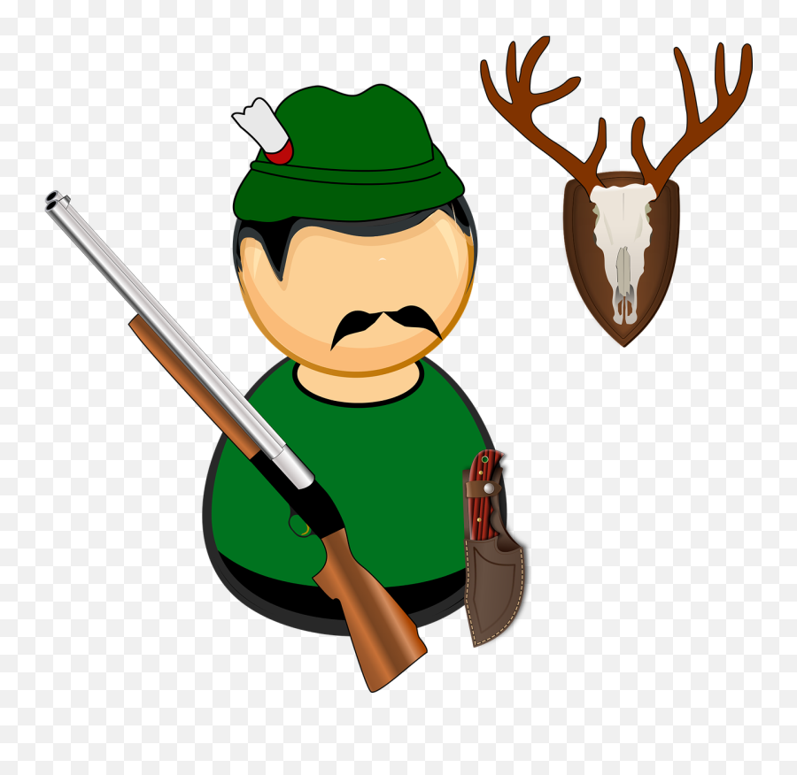 Antlers Comic Characters Deer Png - Clip Art Hunter Emoji,Deer Emoticon Facebook