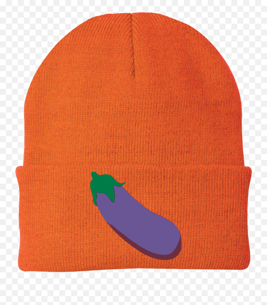 Download Eggplant Emoji One Size Fits Most Knit Cap - Knit Toque,What Is The Eggplant Emoji