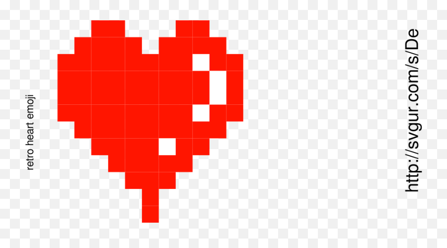 Retro Heart Emoji - Happy Day Video Games,Retro Emoji