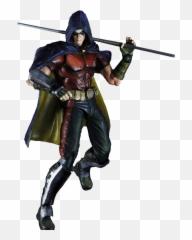 Arkham City Robin Png Transparent Image Png Mart - Batman Arkham City Play Arts Kai Emoji,Arkham City Background Emoticon