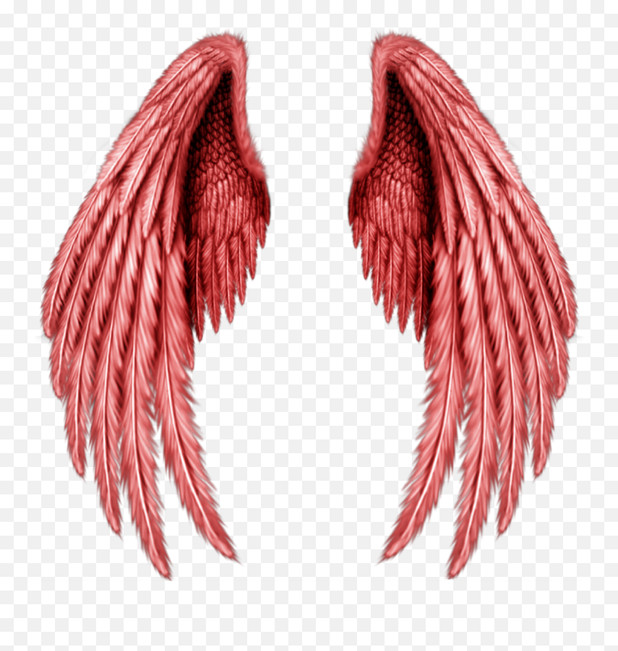 Wings Alas Red Rojas Demon Sticker By Ana Abece - Transparent Purple Angel Wings Emoji,Emoji Del.diablo