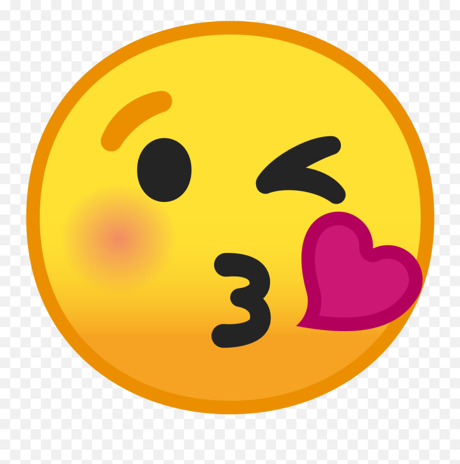 Face Blowing A Kiss Emoji - Blow A Kiss Emoji Png,Kiss Face Emoji