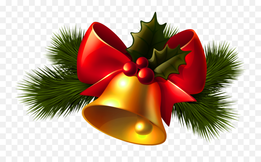 Christmas Bell Png Transparent Free Images - Christmas Bells Hd Png Emoji,Iphone Dove Emoji Png Hd Download