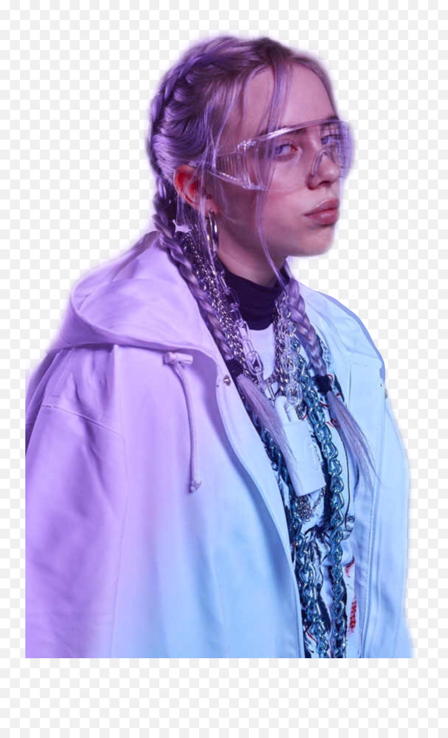 Pin - Purple Billie Eilish Emoji,How To Be Like Billie Eilish's Emotions