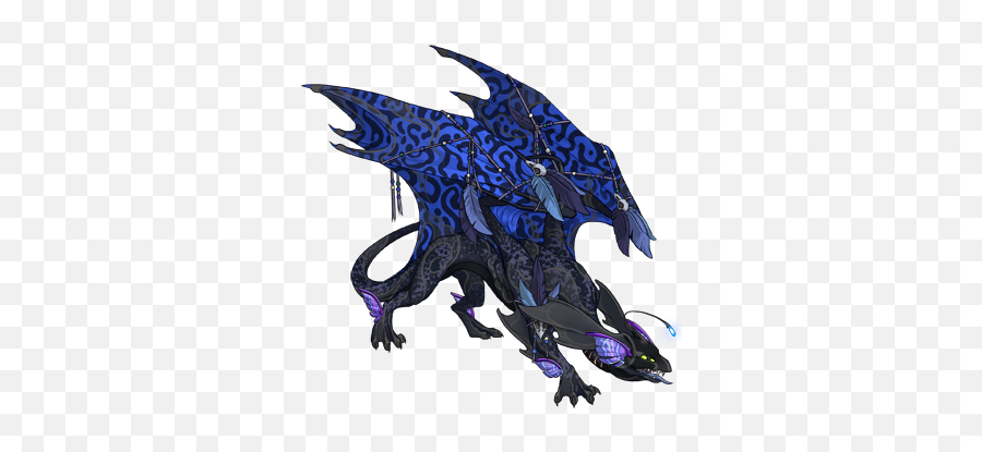 Dragons Named After Music Dragon Share Flight Rising - Anime Flying Purple Dragon Emoji,What Album Is Emoji Pegboard Nerds From