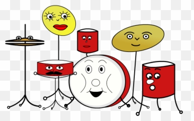 Beat The Bass Drum - Dot Emoji,Drum Circle Emoticon