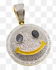 Vidrio Nuevo Varian Relojes Y Joyas - Dijes Emoji De Oro,Emoji Beso