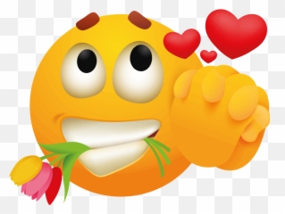 Cute Flower Face Emoji Wallpaper Sticker - Happy,Really Cool Emoji Backgrounds
