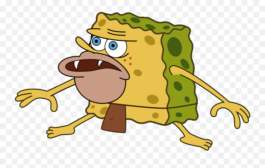 Spongegar Primitive Sponge Caveman Meme Minecraft Skin - Bob Esponja Idade Da Pedra Emoji,Ahegao Emotion Meme