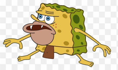 Spongegar Primitive Sponge Caveman Meme Minecraft Skin - Bob Esponja Idade Da Pedra Emoji,Ahegao Emotion Meme