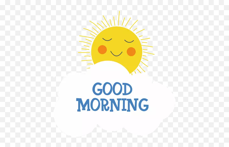 Good Morning Gif - Good Morning Vector Png Emoji,Good Morning Emoticon