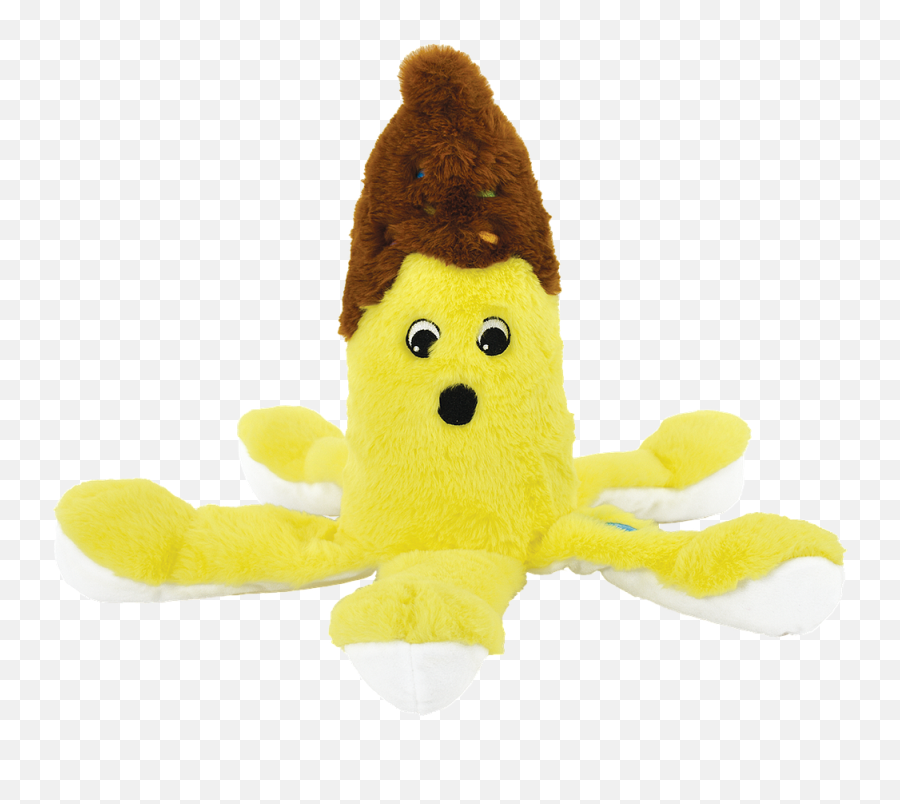 Kids Pillows - Furry Banana Emoji,Fuzzy Emoji Cushion Mini