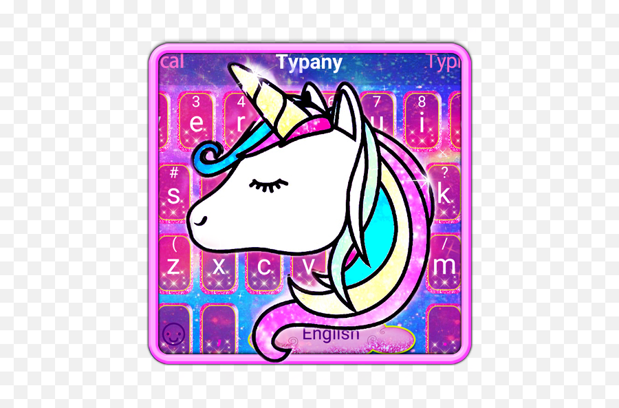 Tyapany Galaxy Unicorn Keyboard 31 Apk Download - Galaxy Flower Unicorn Glitter Png Emoji,Google Play Unicorn Emoji