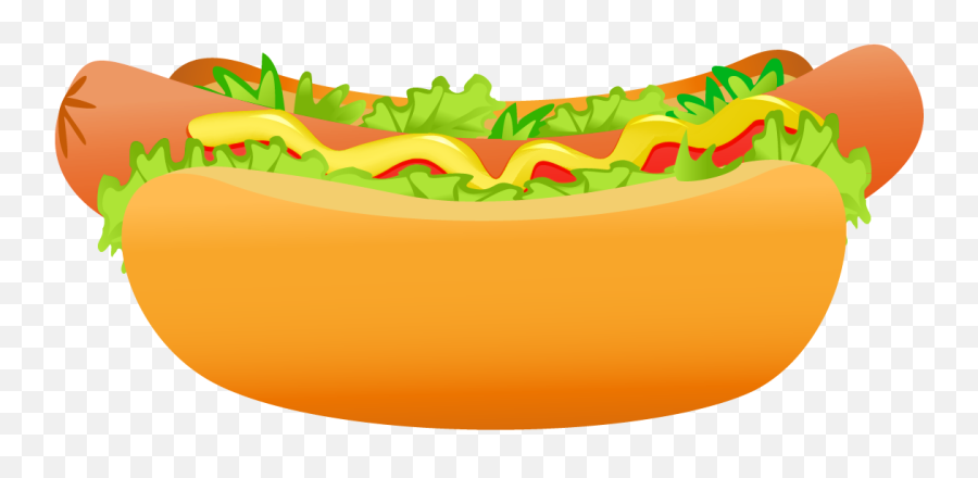 Clipart Banner Food Clipart Banner Food Transparent Free - Hotdog Clipart Emoji,Corn Dog Emoji