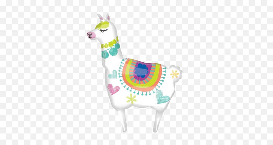 Llama Supershape Xl Foil Balloon - Llama Decoration Emoji,Llama Emoji