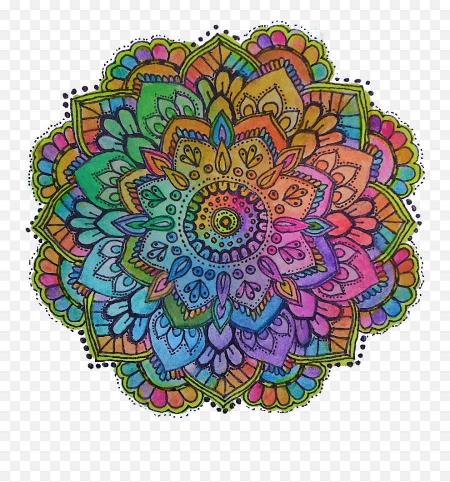 Life Mantra For Each Zodiac Sign - Mandala Art Color Png Emoji,Never Let Your Emotions Overpower Your Intelligence