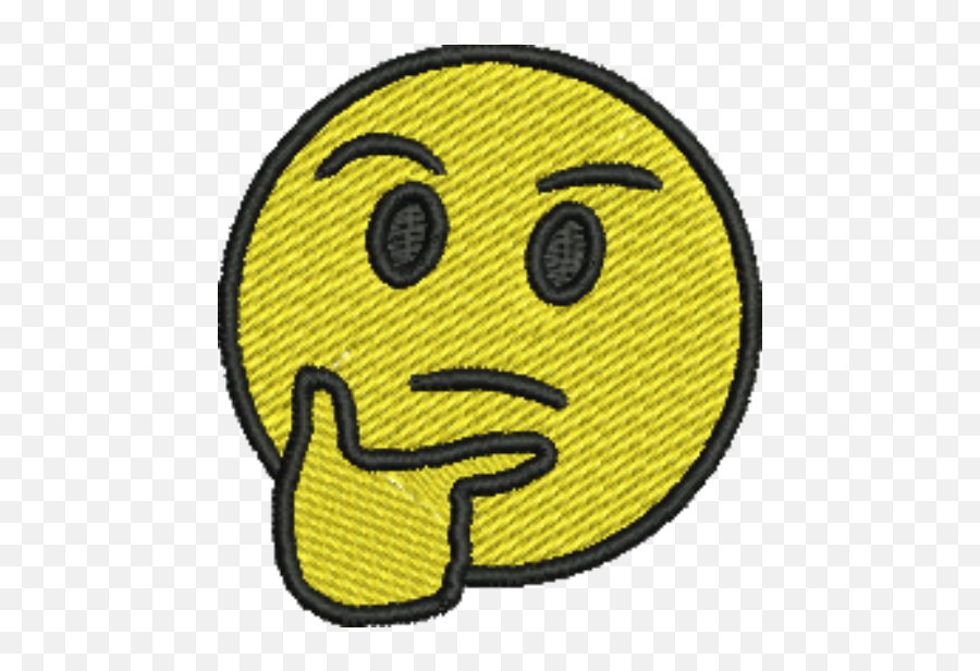 Emoji Thinking Iron - On Patch Emoji Thinking,Heat Emoji
