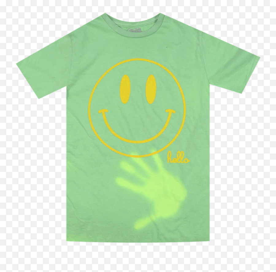 Hello Smiley Green T - Shirt U2013 Hello Apparel Emoji,Almight Face Emoticon