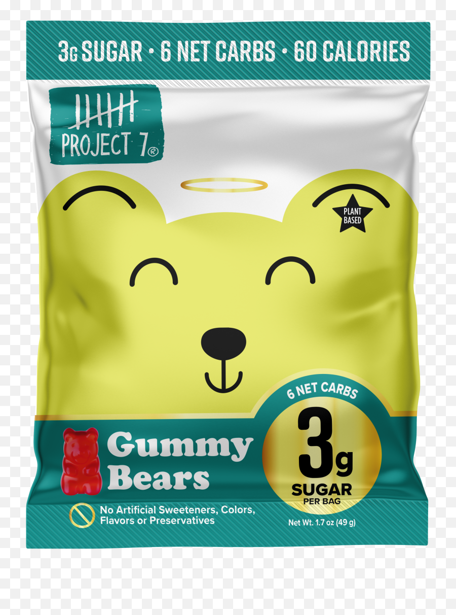 Project 7 Wholesale Products Buy With Free Returns On - Project 7 Gummy Bears Emoji,:3c Emoticon Cat