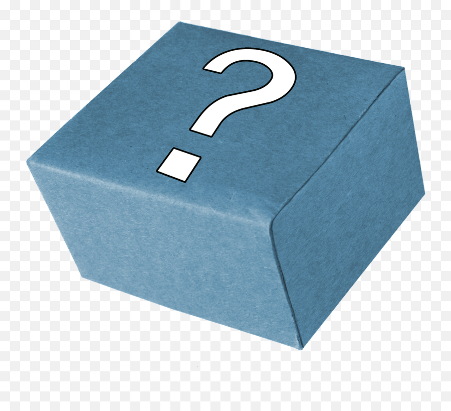Surprise Box Question Question Surprise - Blue Box Question Mark Emoji,Suprise Emotion
