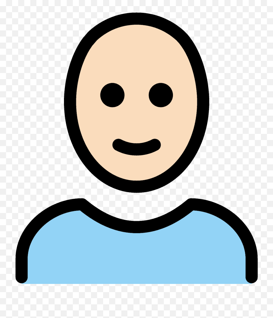 Woman Light Skin Tone Bald Emoji - Download For Free Dot,Woman Emoticon