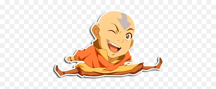 Avatar The Last Airbenderu201d Stickers Set For Telegram - Avatar The Last Airbender Clipart Emoji,Avatar Korra Emoji