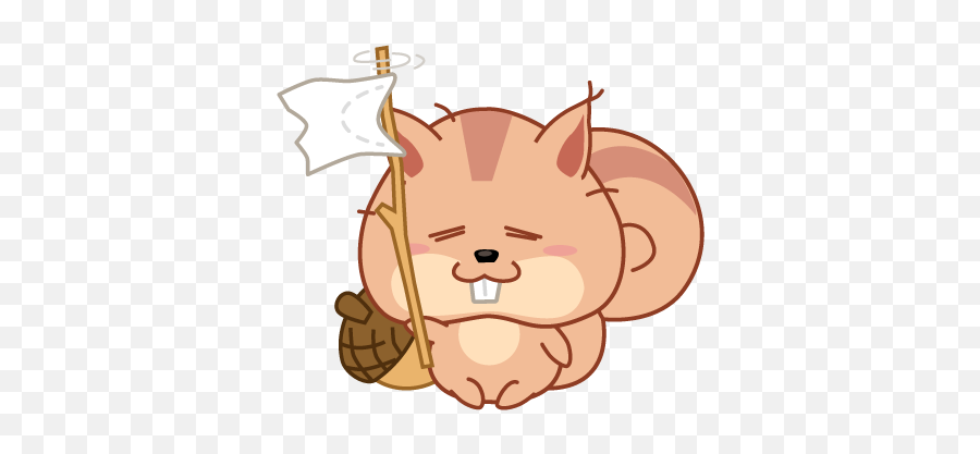 Kwipi Squirrel Love Acorn By Vorsz - Fictional Character Emoji,Squrrel Emoji