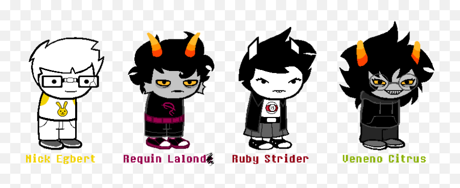 Sprites For Hypothetical Fan - Fictional Character Emoji,Not An Emotion Homestuck