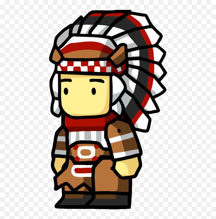 Scribblenauts Indian Chief Clip Arts - Indian Scribblenauts Transparent Emoji,Cover Album Chief Keef Emojis