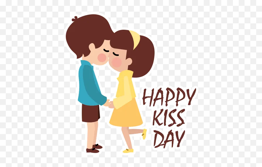 Kiss Day By You - Sticker Maker For Whatsapp Emoji,Kiss On Cheek Whatsapp Emoticon